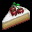 圣诞樱桃蛋糕块 Christmas Cherry Cake Piece
