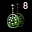 冰之女王的耳环 Lv.8 敏捷 Ice Queen's Earring Lv.8 DEX