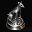 银制杜宾狗饰品 Silver Doberman Ornament